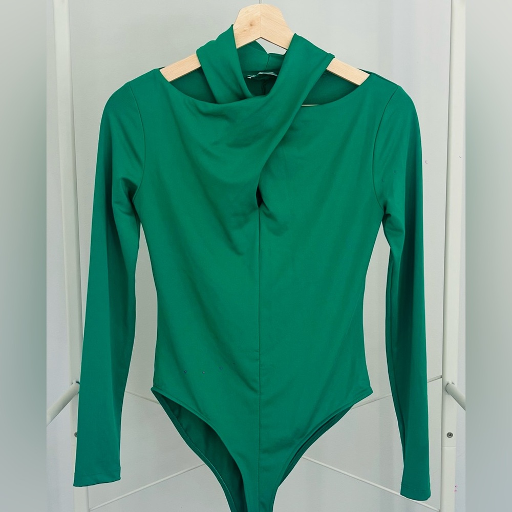 Zara Emerald Long Sleeve Bodysuit